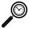 Time search control icon simple . Work project