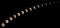 Time series of lunar eclipse on July 27 2018, sequence of 15 phases from 8:08 pm to 9:18pm, captured in Cairo, Egypt