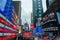 Time Square dusk time cityscape