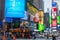 Time Square dusk time cityscape