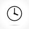Time thin line icon