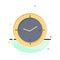 Time, Timer, Compass, Machine Abstract Flat Color Icon Template