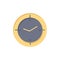 Time, Timer, Compass, Machine  Flat Color Icon. Vector icon banner Template