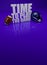 Time to play game - american football 3D text