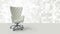 Time to win phrase white business chair rotating