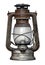 Time-worn kerosene lamp