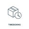 Timeboxing icon. Simple element from agile method collection. Filled Timeboxing icon for templates, infographics and