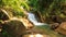 Timelape, Beautiful Krathing waterfall in National Park, Thailand.