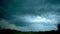 Timelaps Stormy sky over the province Ranch. Country farm Storm and rain