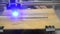 Timelapse 3d printer laser beam burns the pattern