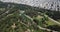 Timelapse Aerial of Golden Gate park and lake in San francisco