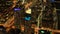 Timelapse aerial scene of Toronto, Ontario after dark 4K