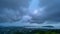 Timelapse amazing Dark sky cloud background Epic storm tropical sunset dark cloud stormy.Digital cinema composition background Bla