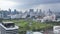 Timelapse Bangkok hit by Storm