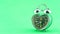 Timelapse of beautiful Alarm Clock on green screen Background Alarm Clock Face in Time Lapse Stop motion animation in daytime Mini