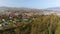 Timelapse Beautiful Panorama On Zywiec. Polish Aerial View