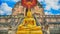 Timelapse beautiful syk Pagoda and buddha statue at Wat Chedi Luang temple