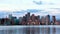 Timelapse of Boston Skyline in Massachusetts