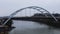 Timelapse Bridge Cumberland River in Nashville, Tennessee 4K