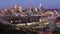 Timelapse of the Cincinnati skyline from night to day 4K