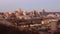 Timelapse of the Cincinnati skyline at sunset 4K