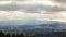 Timelapse of clouds and sunrays over Chehalem Mountains and Tualatin Valley OR