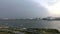 Timelapse of cloudscape over the buildings in Tokyo.