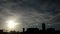 Timelapse of cloudscape over the buildings in Tokyo.