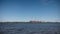 Timelapse Coal thermal power plant standing on the banks of the Dnieper River