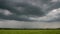 Timelapse - Dark clouds over the Taunus low mountain range