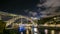 Timelapse The Dom Luis I Bridge is a metal arch bridge that spans the Douro River between the cities of Porto and Vila