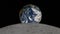 Timelapse of Earthrise over the Moon