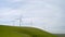 Timelapse of Electric windmills spinning, renewable energy power plant