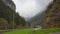 Timelapse Foggy Clouds Climbing Over Mountains. Grindelwald, Canton Berne, Berner Oberland, Switzerland