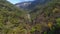 Timelapse footage of China Mountain Lu Jingxiu Valley natural landscape in late autumn