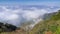 Timelapse footage of China Mountain Lu sea of clouds landscape in late autumn