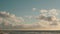 Timelapse footage of clouds over the sea