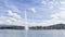 Timelapse of Geneva water fountain (Jet d\'eau) in Geneva, Switzerland.