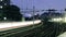 Timelapse Of High Speed Trains And Railroad Rails