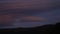 Timelapse of lenticular clouds moving in sky, Pyrenean