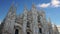 TimeLapse. Milan cathedral dome - Italy.