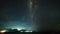 Timelapse Milky way over beach Lombok island, Indonesia