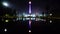 Timelapse of Monas or National Monument at night