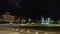 Timelapse of Moscow at night. Panorama of Kremlin and the Prince Vladimir statue.
