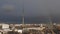 Timelapse Moscow - Ostankino TV Tower, Rainbow, clouds