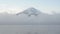 Timelapse mount fuji and moving fog in the morning