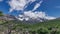 Timelapse of mountain landscape. Fitz Roy, Patagonia, Argentina.