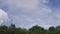 Timelapse of moving clouds in Pyrenees, France