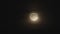 Timelapse of mystic moon at night. Full moon closeup.