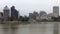 Timelapse near Mississippi River and Memphis cityscape 4K